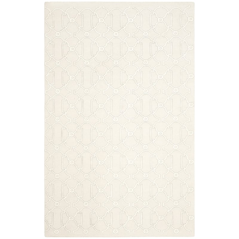 Safavieh Dhurries Beige Contemporary Rug - 4' x 6'