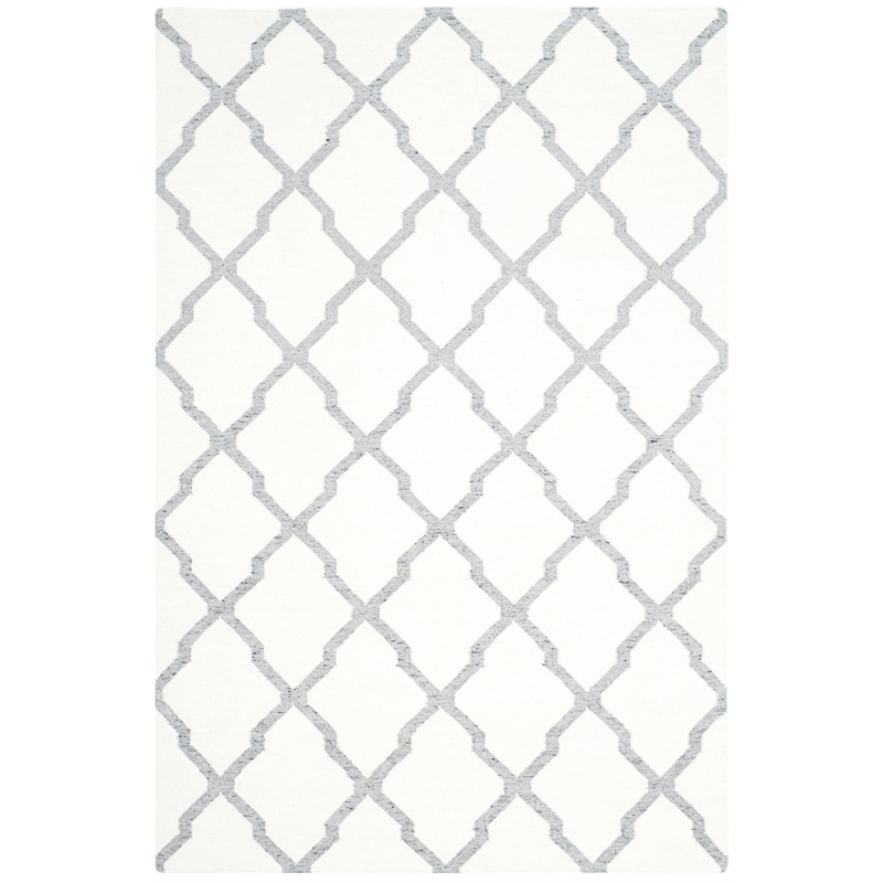 Safavieh Dhurries Ivory Contemporary Rug - 5' x 8'