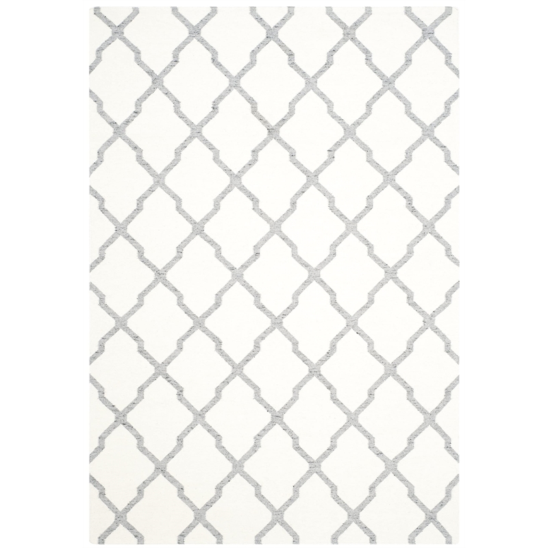 Safavieh Dhurries Ivory Contemporary Rug - 6' x 9'