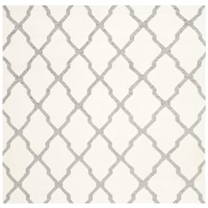 Safavieh Dhurries Ivory Contemporary Rug - Square 6'