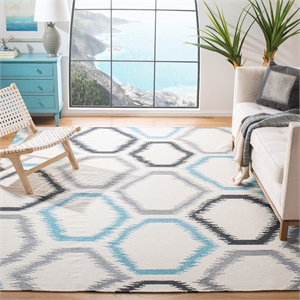 Safavieh Dhurries Ivory Contemporary Rug - 3' x 5'