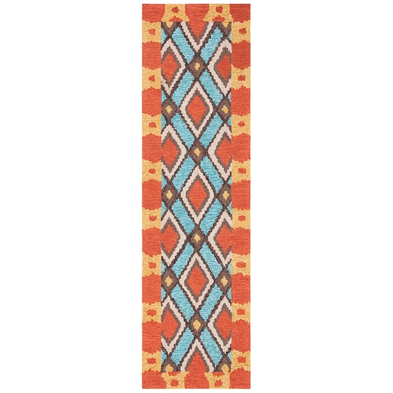 Safavieh Four Seasons Light Blue Indoor Rug - Runner 2'6