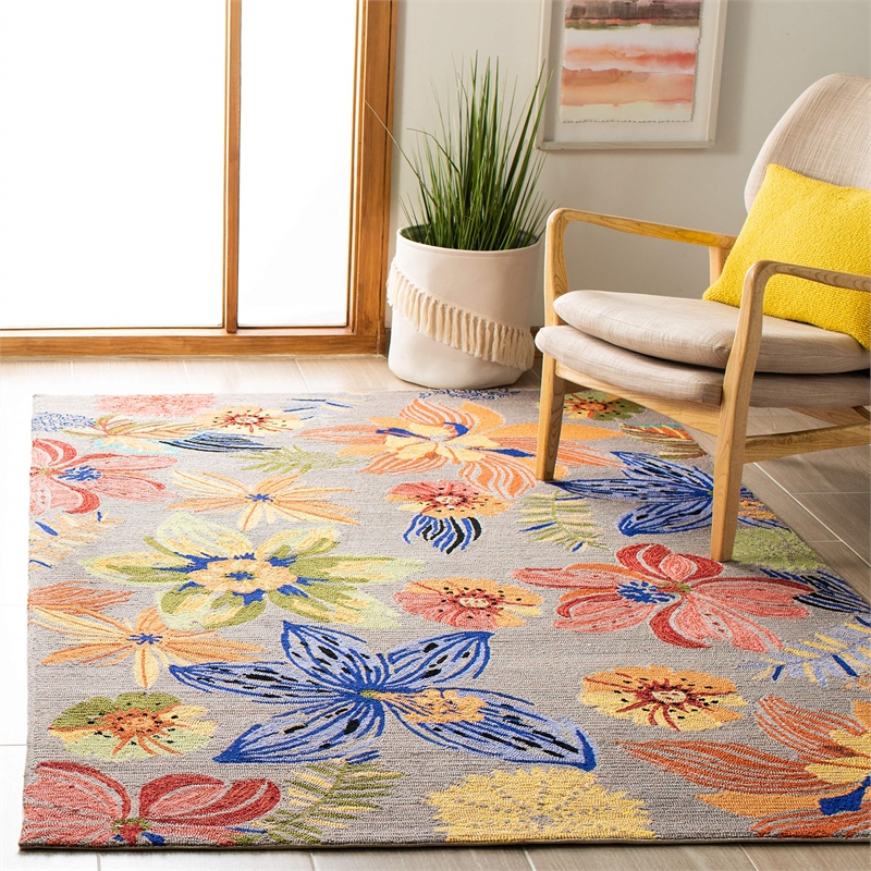 Safavieh Four Seasons Grey Indoor Rug - 3'6