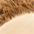 Safavieh Faux Sheep Skin Camel Shag Rug - 2'6