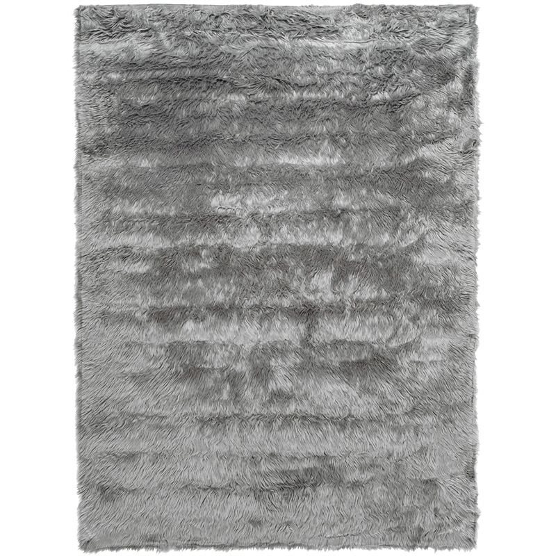 Safavieh Faux Sheep Skin Grey Shag Rug - 5' x 8'