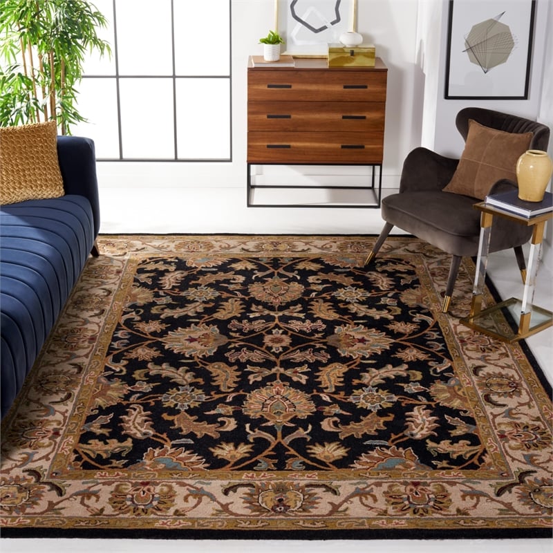 Safavieh Heritage Black Traditional Rug - 11' x 17'
