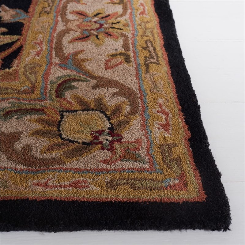 Safavieh Heritage Black Traditional Rug - 11' x 17'