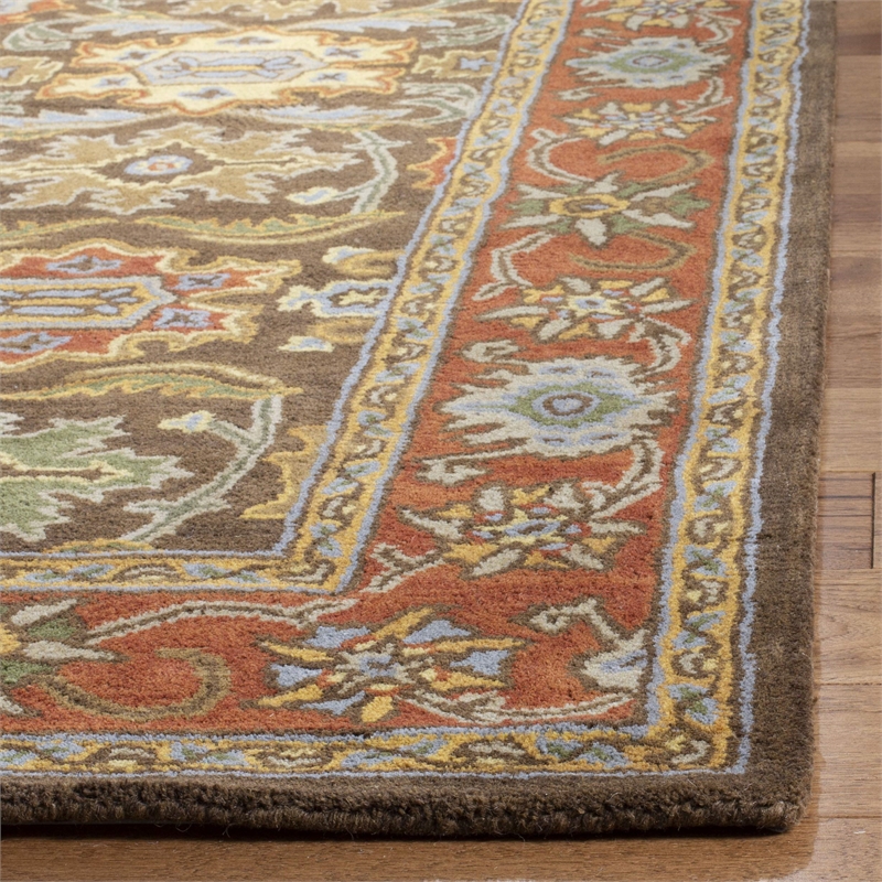 Safavieh Heritage Chocolate Traditional Rug - 4' x 6'