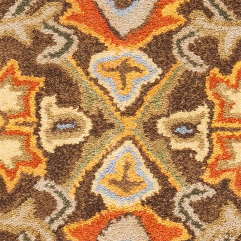 Safavieh Heritage Chocolate Traditional Rug - 4' x 6'