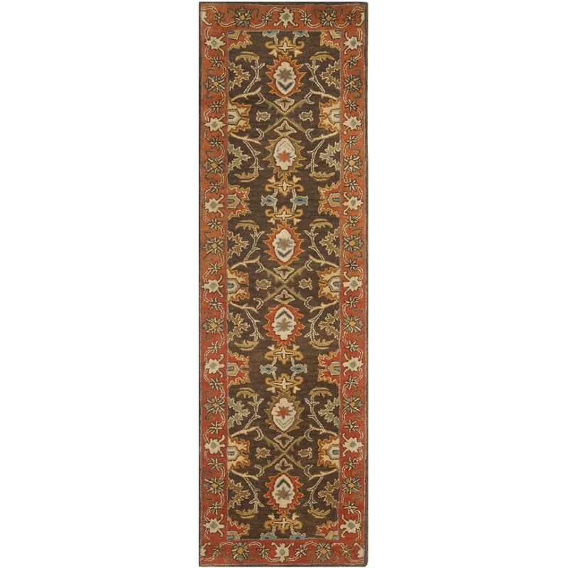 Safavieh Heritage Chocolate Traditional Rug - Runner 2'3
