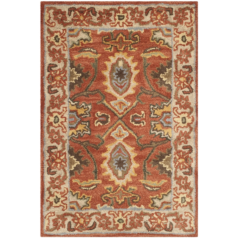 Safavieh Heritage Light Grey Traditional Rug - 5' x 8'