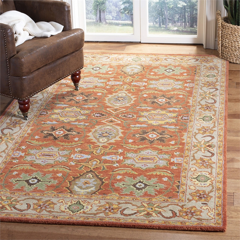 Safavieh Heritage Rust Traditional Rug - 4' x 6'
