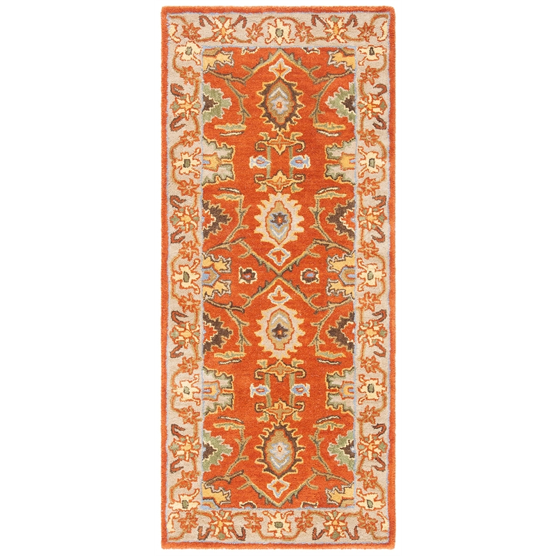 Safavieh Heritage Rust Traditional Rug - Runner 2'6