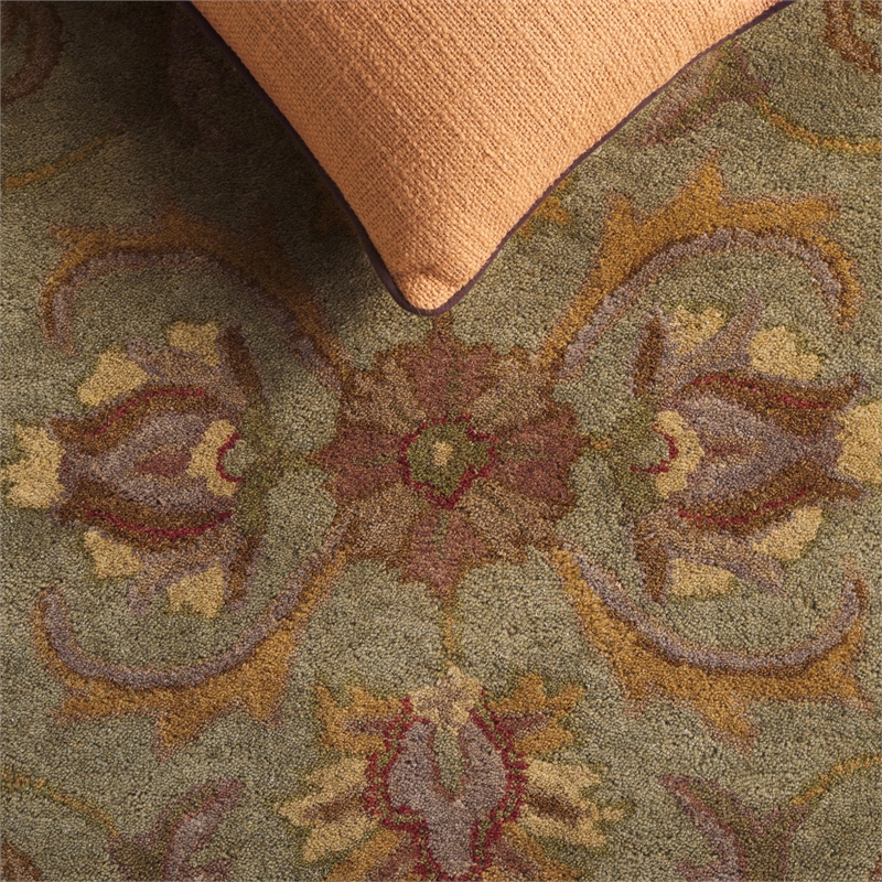 Safavieh Heritage Green Traditional Rug - 11' x 15'