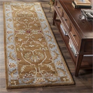 Safavieh Heritage Brown Traditional Rug - Runner 2'3&quot x 18'