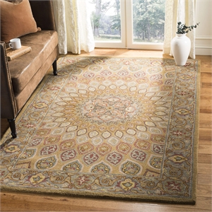 Safavieh Heritage Light Brown Traditional Rug - Square 7'