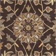 Safavieh Heritage Brown Traditional Rug - Round 6'