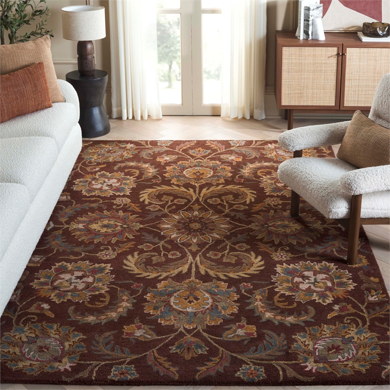Safavieh Heritage Brown Traditional Rug - Square 6'