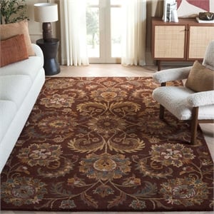 Safavieh Heritage Brown Traditional Rug - Square 6'