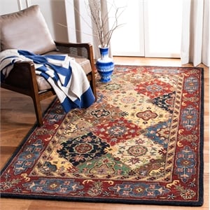 Safavieh Heritage Red Traditional Rug - Square 8'