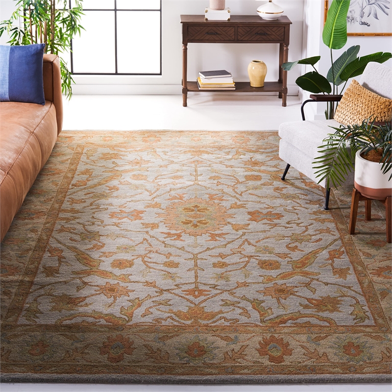 Safavieh Heritage Light Blue Traditional Rug - 8' x 10'