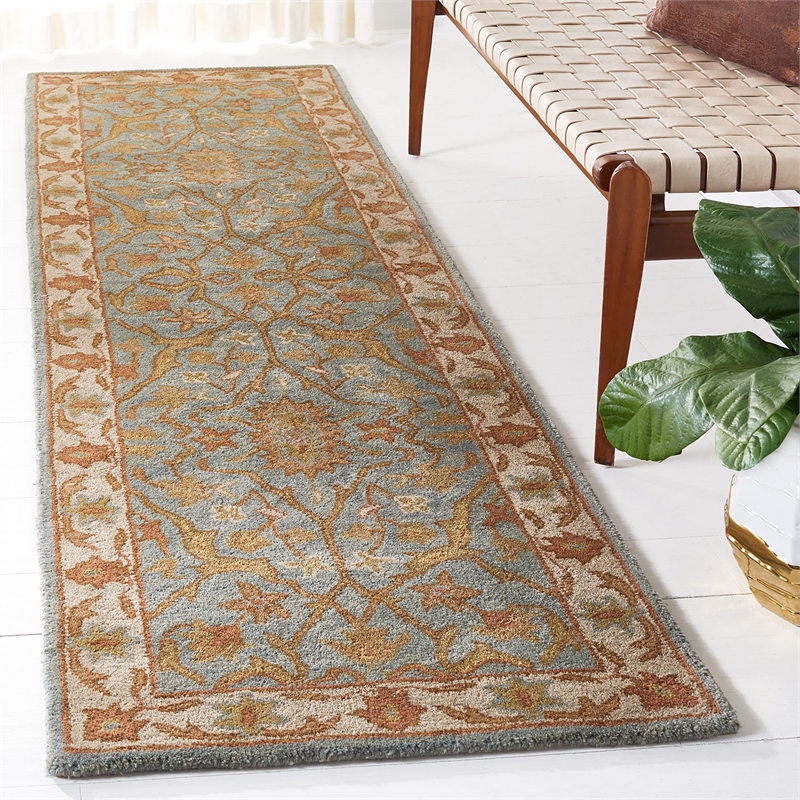 Safavieh Heritage Light Blue Traditional Rug - Runner 2'3