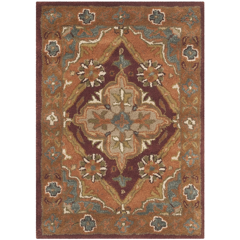 Safavieh Heritage Rust Traditional Rug - 2' x 3'