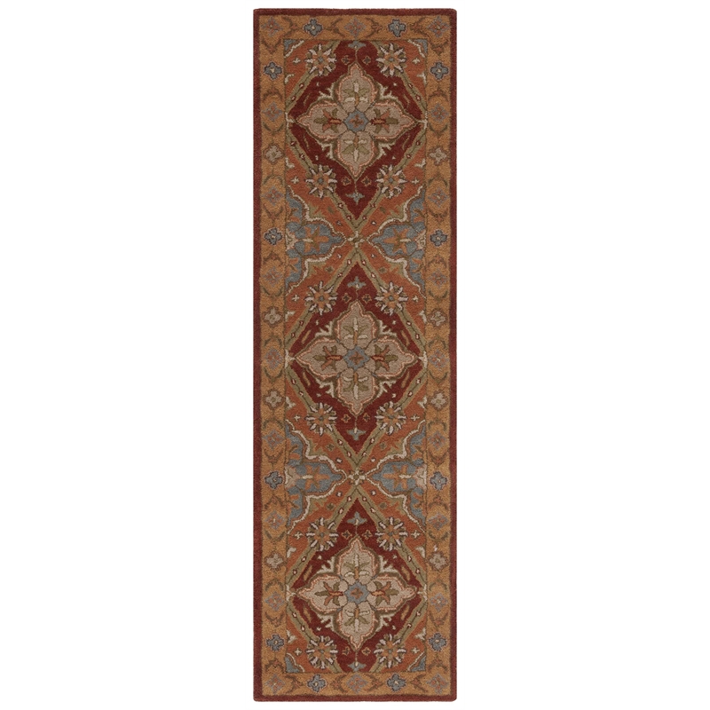 Safavieh Heritage Rust Traditional Rug - Runner 2'3
