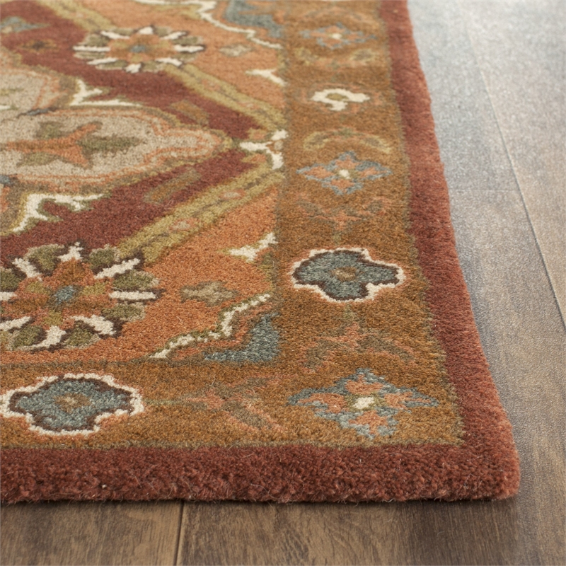 Safavieh Heritage Rust Traditional Rug - Runner 2'3