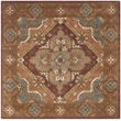 Safavieh Heritage Rust Traditional Rug - Square 6'