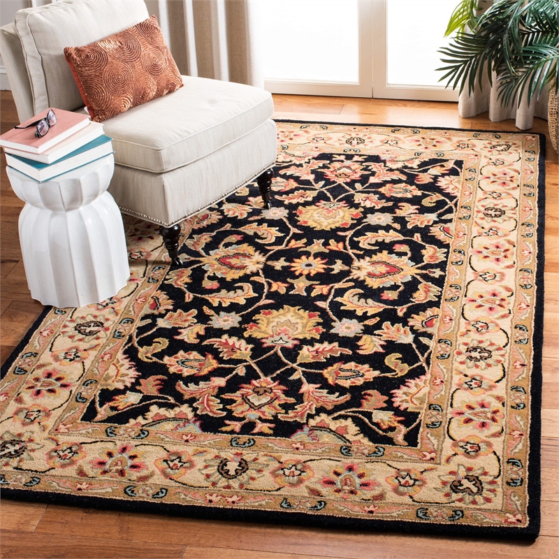 Safavieh Heritage Black Traditional Rug - 11' x 15'