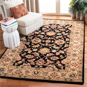 Safavieh Heritage Black Traditional Rug - 11' x 15'
