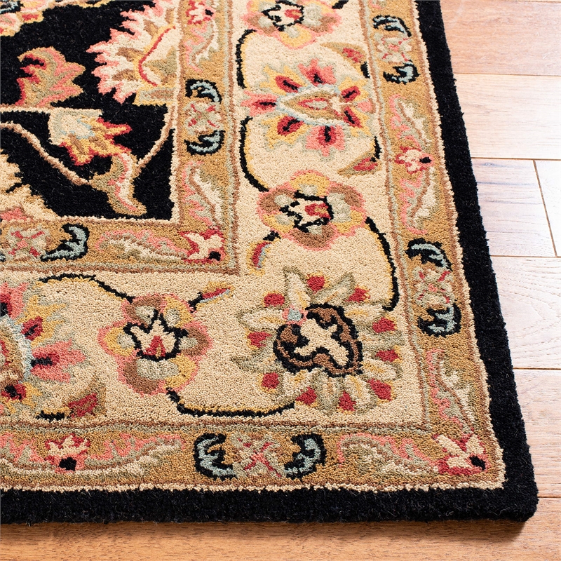 Safavieh Heritage Black Traditional Rug - Runner 2'3
