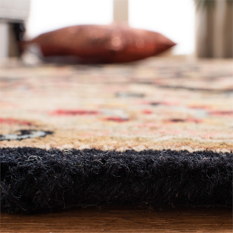 Safavieh Heritage Black Traditional Rug - Runner 2'3