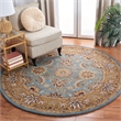 Safavieh Heritage Blue Traditional Rug - Round 10'