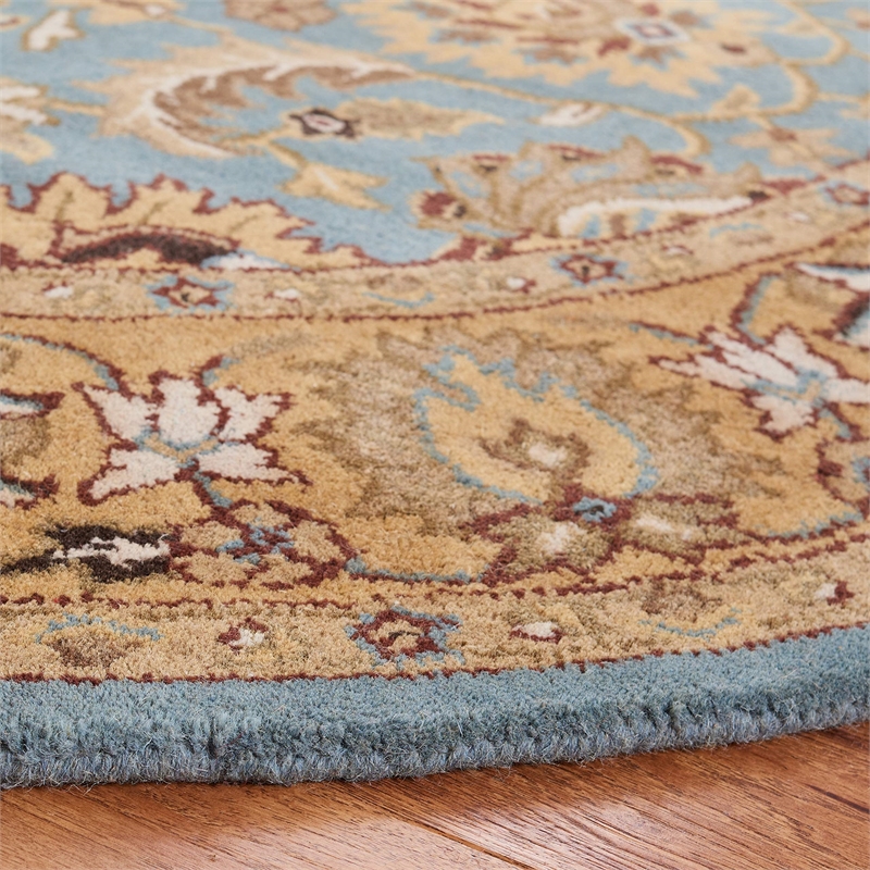 Safavieh Heritage Blue Traditional Rug - Round 10'