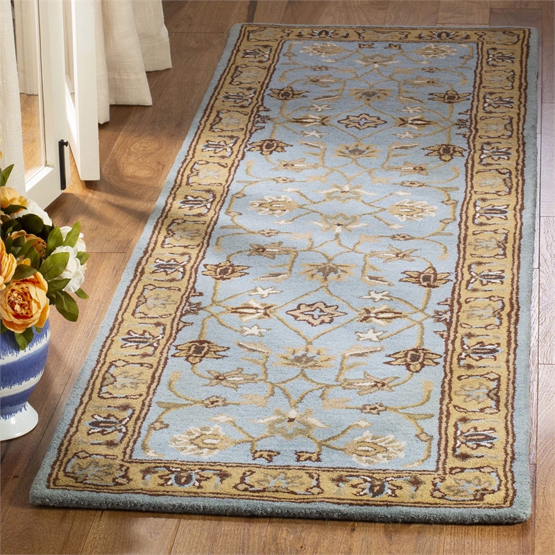 Safavieh Heritage Blue Traditional Rug - Runner 2'3