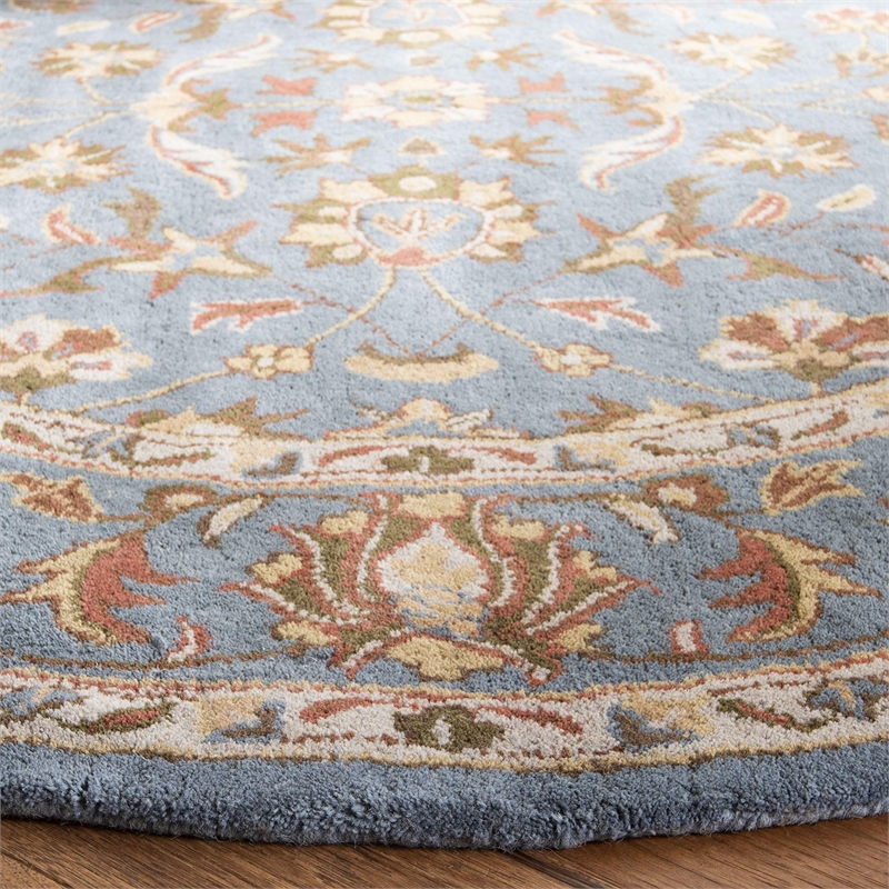 Safavieh Heritage Blue Traditional Rug - Oval 7'6