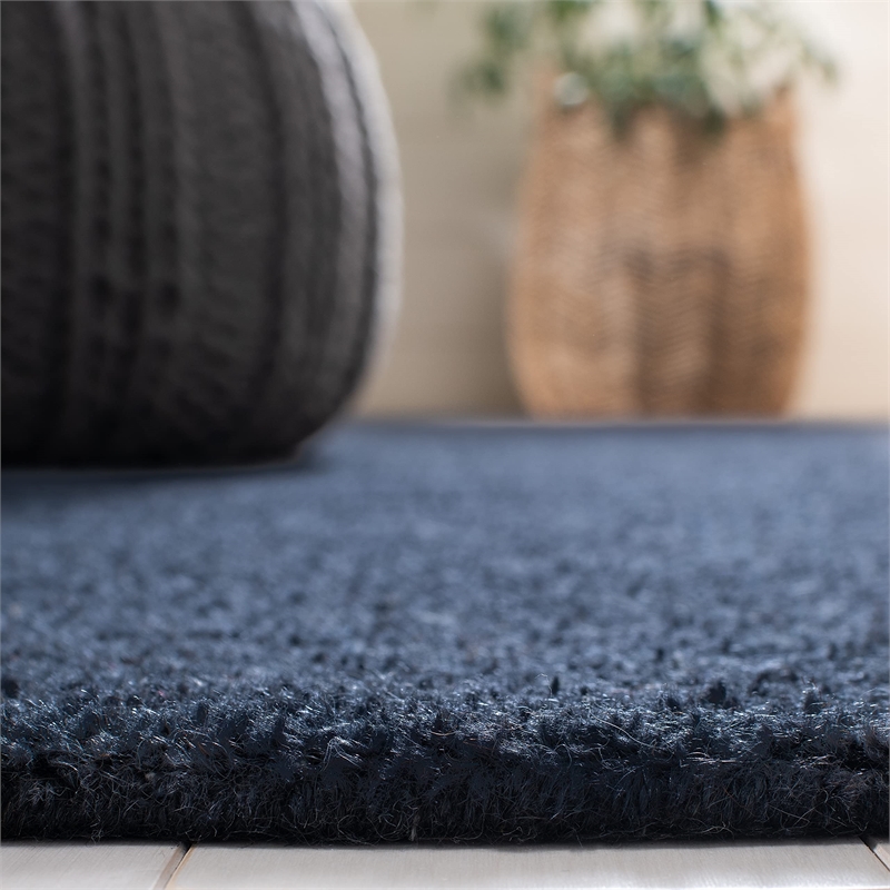 Safavieh Himalaya Black Shag Rug - Runner 2'3