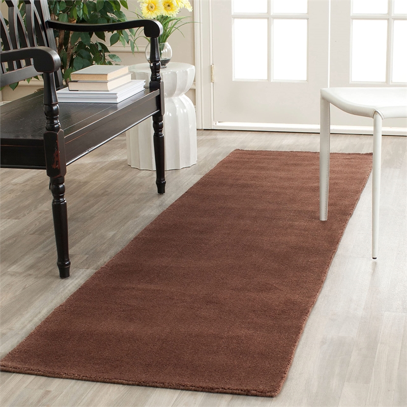 Safavieh Himalaya Brown Shag Rug - Runner 2'3