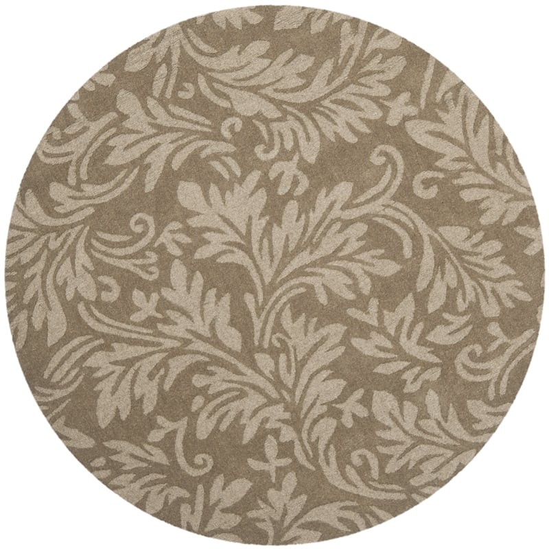 Safavieh Impressions Brown Contemporary Rug - Round 5'