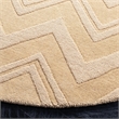 Safavieh Impressions Dark Gold Contemporary Rug - Round 5'