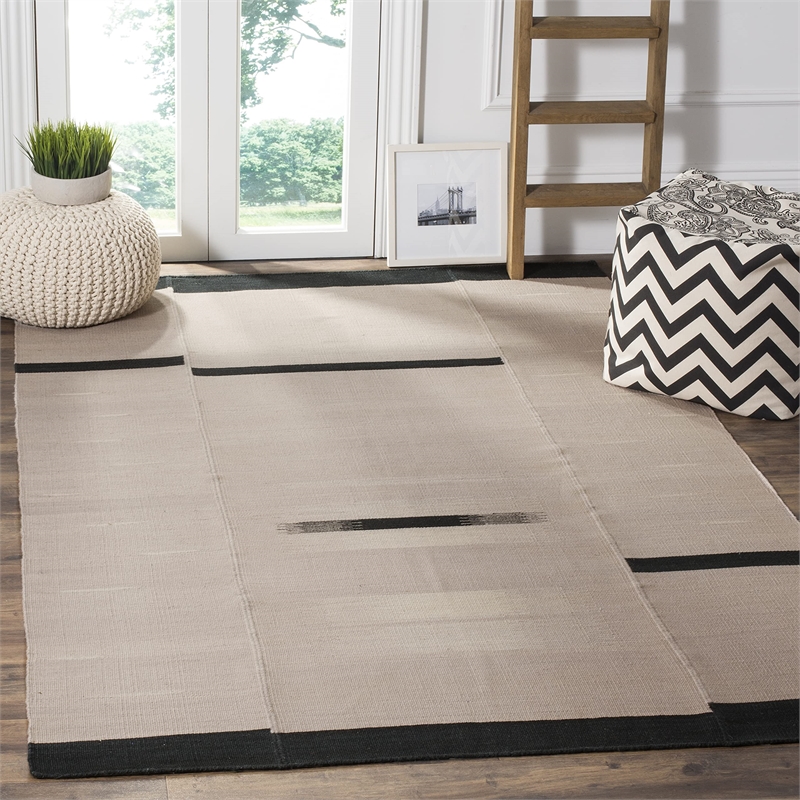 Safavieh Kilim Grey Contemporary Rug - 4' x 6'