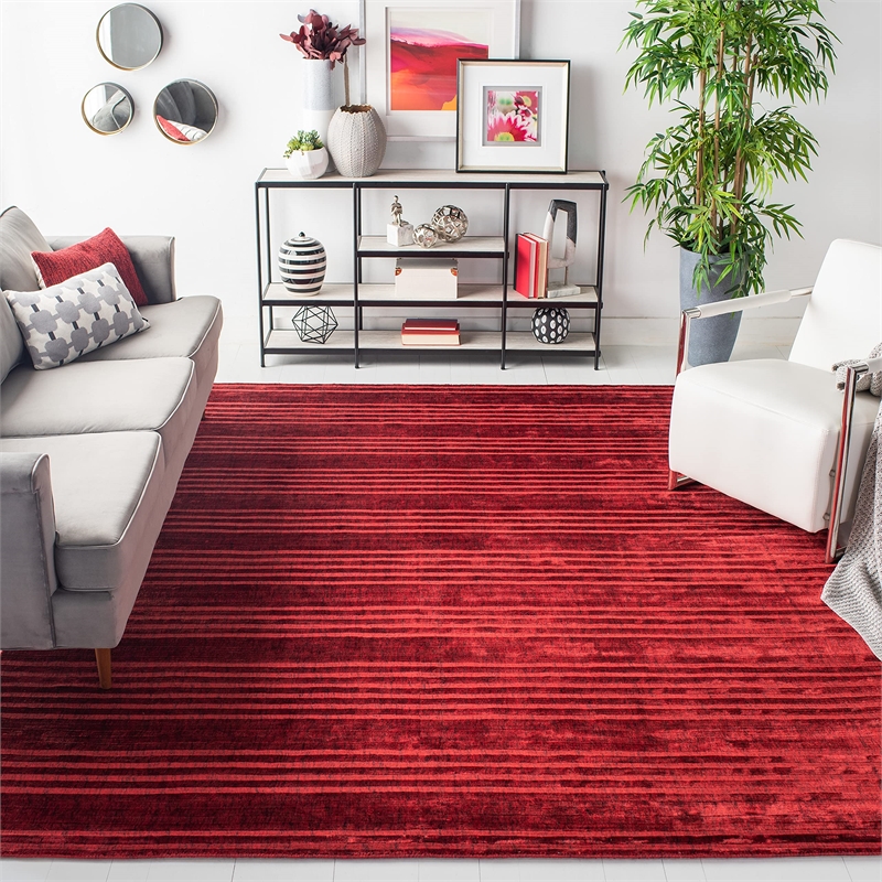 Safavieh Mirage Red Contemporary Rug - 6' x 9'