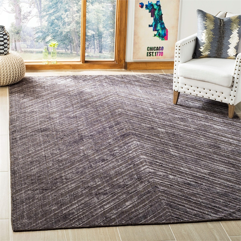 Safavieh Mirage Charcoal Contemporary Rug - 8' x 10'