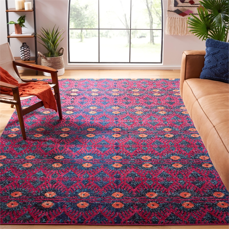 Safavieh Monaco Pink Contemporary Rug - 8' x 11'