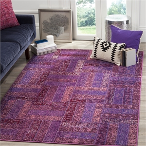 Safavieh Monaco Purple Contemporary Rug - 4' x 5'7&quot