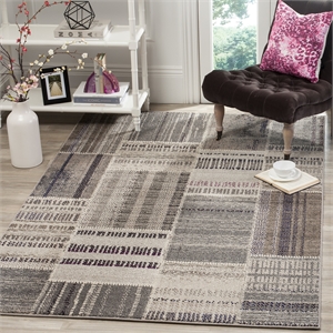 Safavieh Monaco Grey Contemporary Rug - 6'7&quot x 9'2&quot