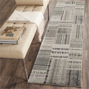 Safavieh Monaco Grey Contemporary Rug - Runner 2'2&quot x 8'