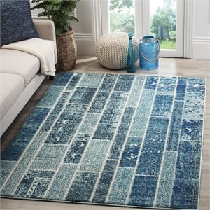 Safavieh Monaco Blue Contemporary Rug - 5'1&quot x 7'7&quot